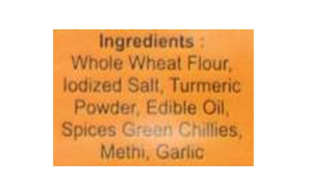 New Tree Garlic Methi Khakhra    Box  180 grams